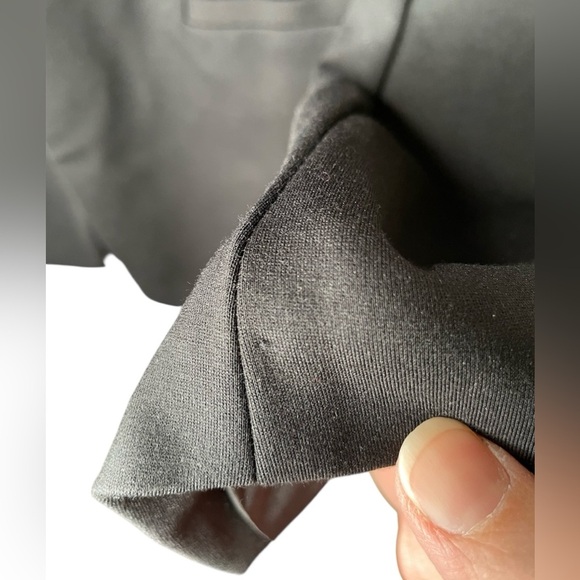 Spanx Perfect Collarless Blazer Womens Size Small In Black Office Career - Picture 2 of 15